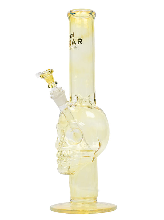 15" Color Changing Skull Base Water Pipe